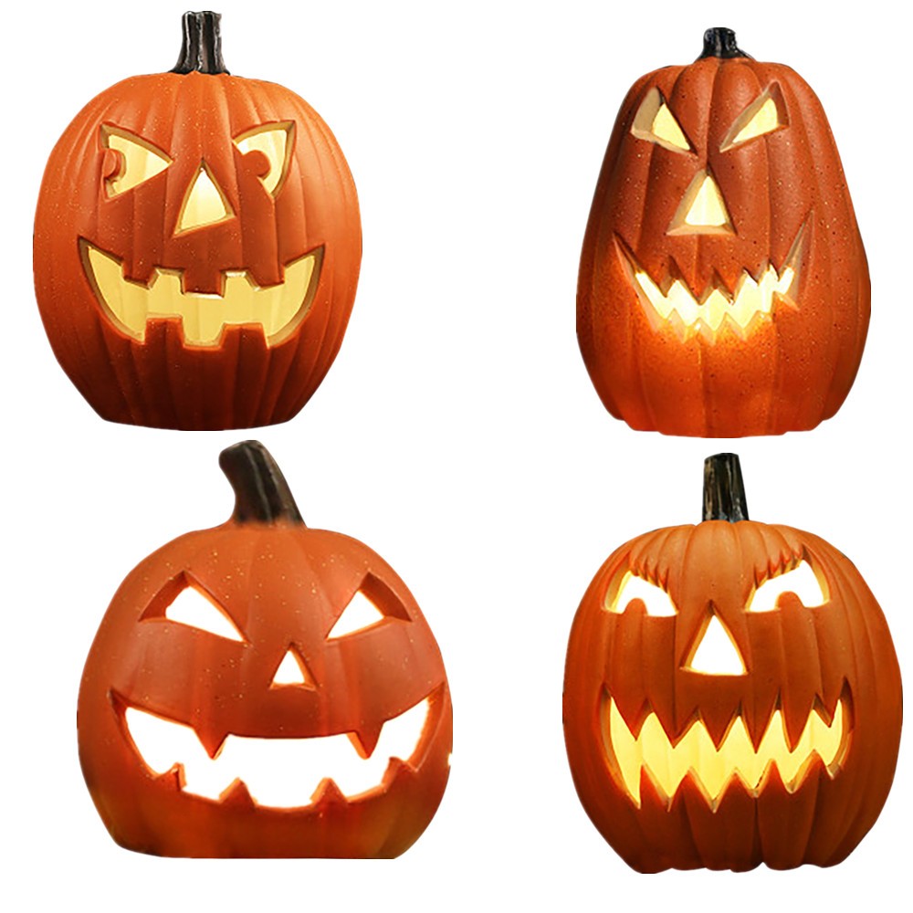 Halloween Pumpkin Decor Led - Halloween Led Lentera Labu Dekorasi Labu