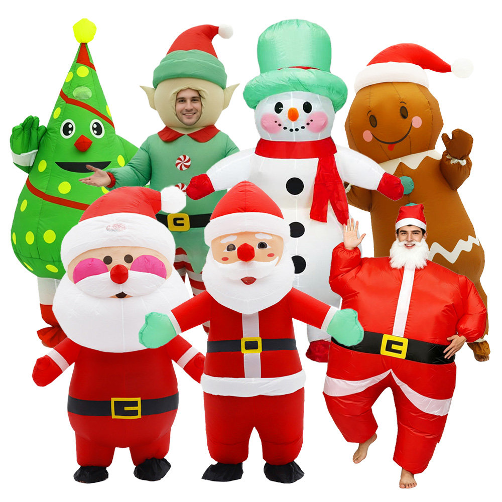 Halloween Costume Adult - Kostum Tiup Lucu Natal Manusia Roti