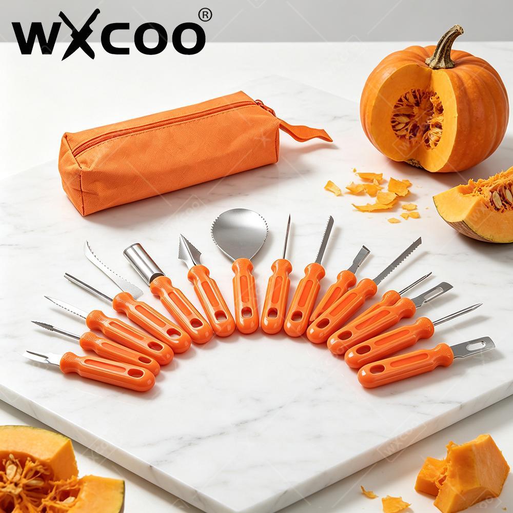 Pumpkin Lantern Halloween - Set Alat Pahat Labu untuk Halloween,