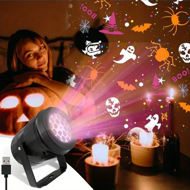 Pumpkin Lantern Halloween - Lampu Proyektor LED Halloween Dekorasi Halaman