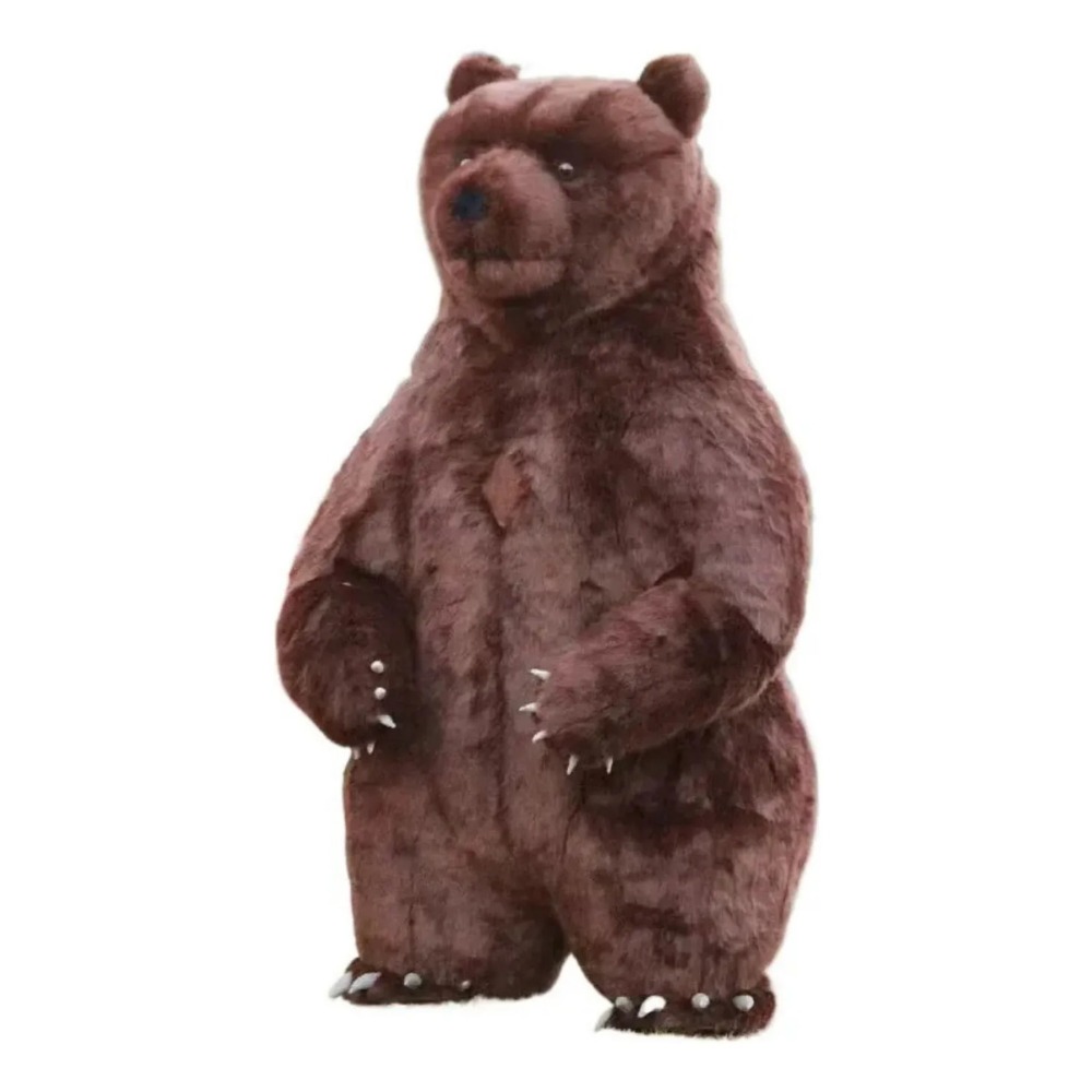 Halloween Costume Adult - Kostum Maskot Beruang Cokelat yang Bisa