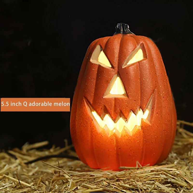 Halloween Pumpkin Decor Led - Lampu Labu LED Halloween yang Menyeramkan