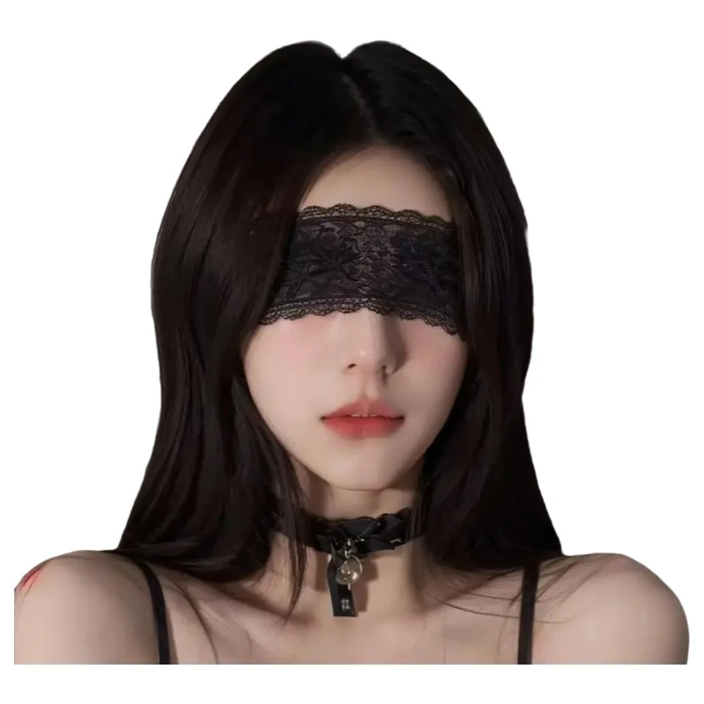 Halloween Party Supplies - Penutup Mata Renda Seksi Motif Bunga
