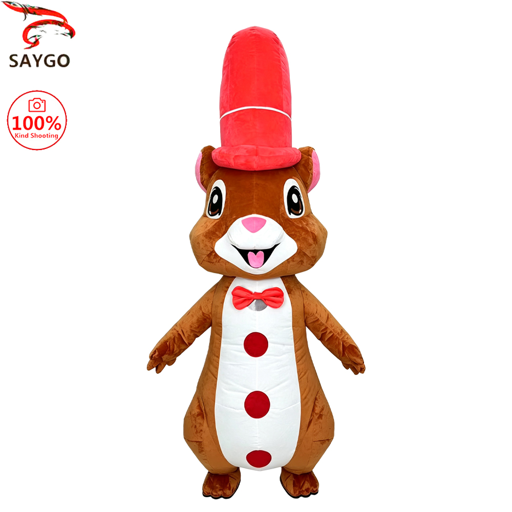 Halloween Costume Adult - Kostum Tiup Tupai Merah SAYGO, Kostum