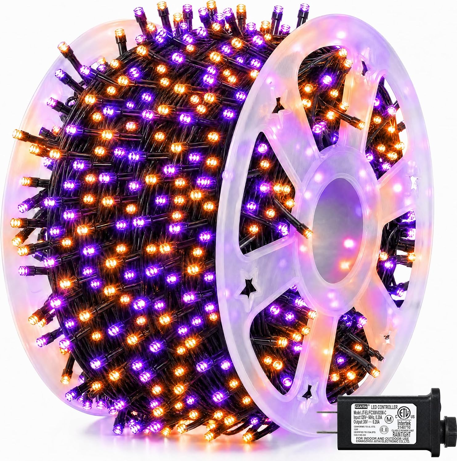 Halloween Led String Lights Orange - Lampu String Halloween Dazzle Bright 164