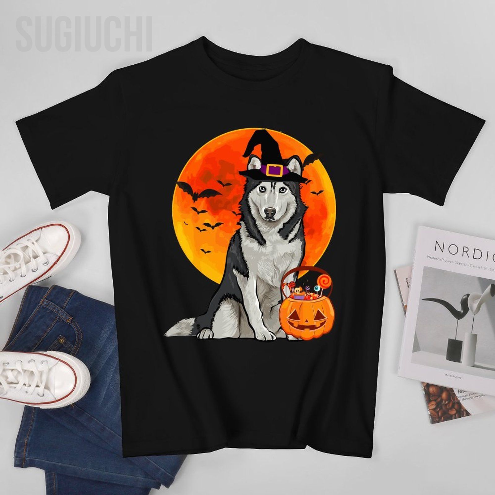 Pumpkin Lantern Halloween - Kaos Unisex Pria Wanita Anak Laki-laki