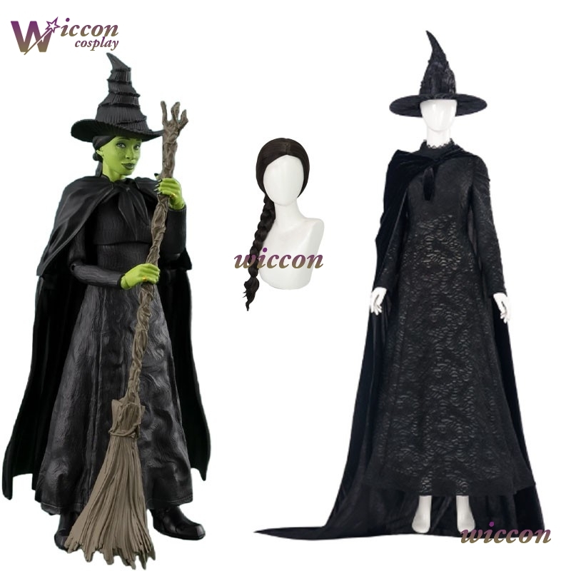 Halloween Costume Kids - YesoK Movie Wicked Elphaba Kostum Cosplay