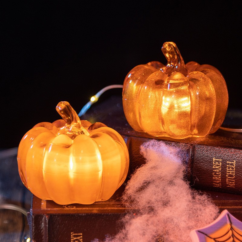 Lentera Labu LED Bercahaya unt - Halloween Pumpkin Decor Led ulasan dan harga