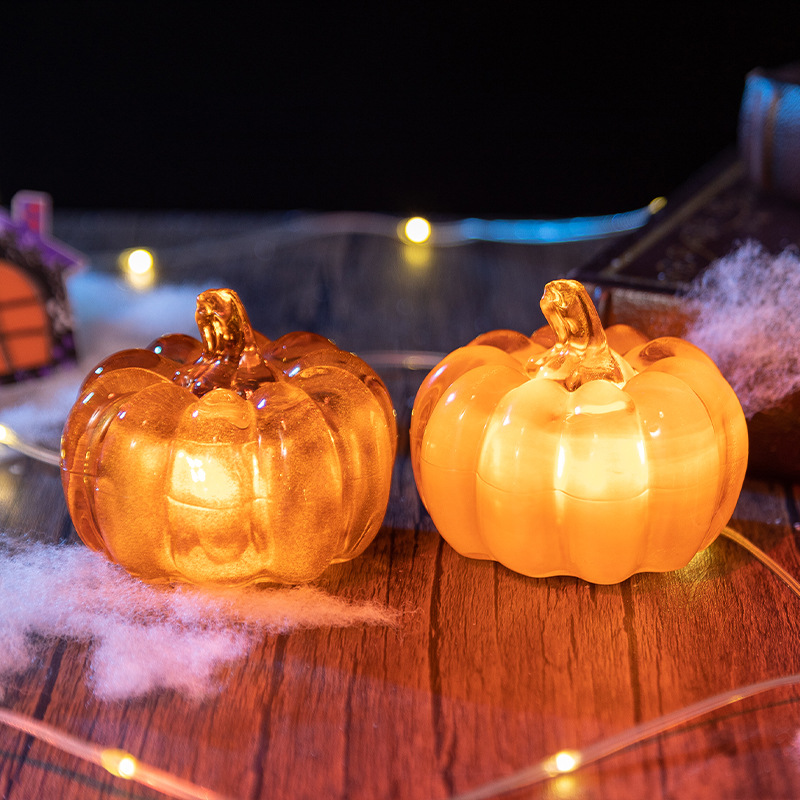 Lentera Labu LED Bercahaya unt - Halloween Pumpkin Decor Led ulasan dan harga