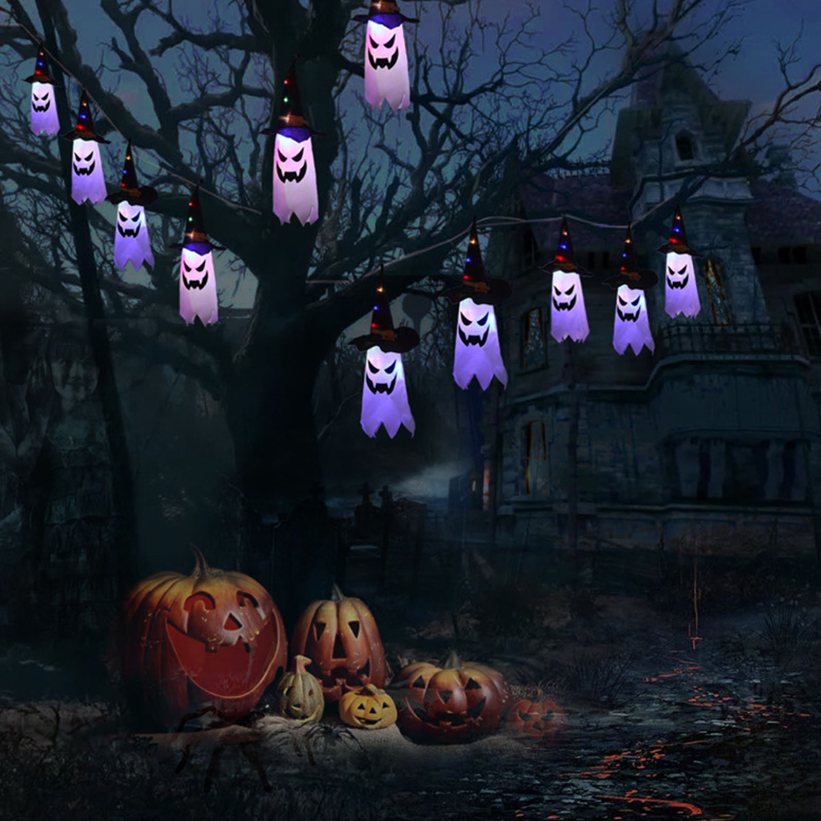 Lampu Dekoratif Halloween, Top - Halloween Led String Lights Orange ulasan dan harga