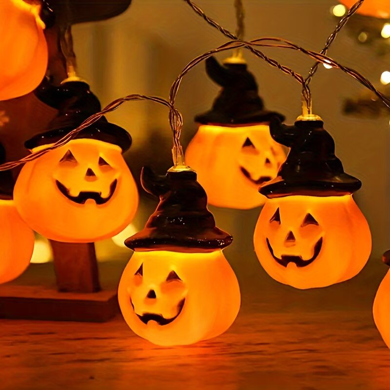 Lampu Tali Labu Halloween 1.5M - Halloween Led String Lights Orange ulasan dan harga