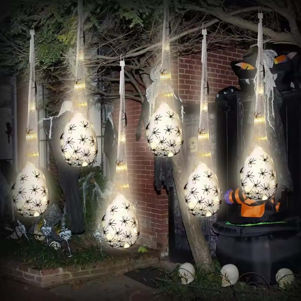 Dekorasi Halloween Lampu Gantu - Spider Web Halloween Decoration ulasan dan harga