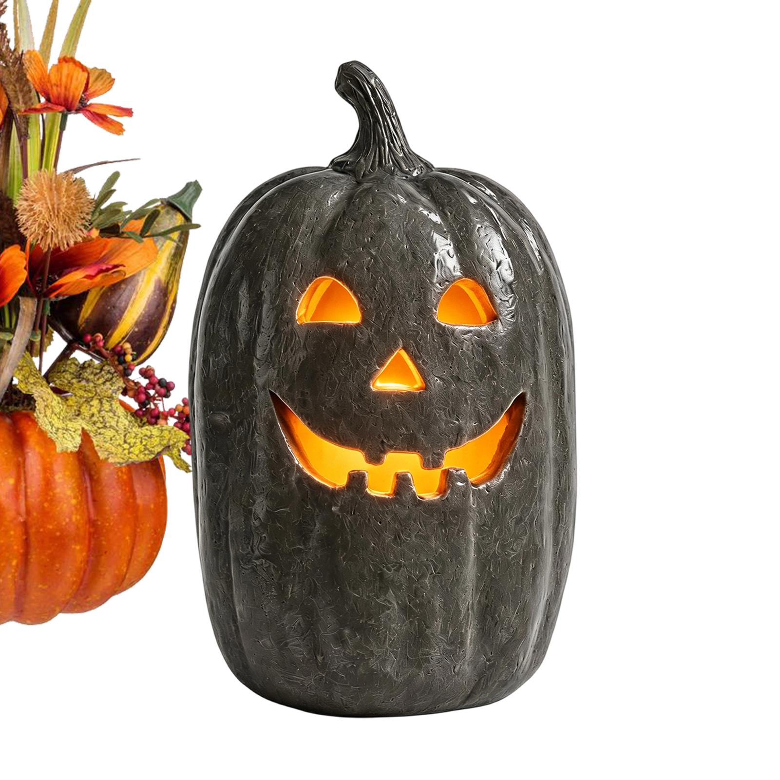 Lentera Labu Halloween Resin,  - Pumpkin Lantern Halloween ulasan dan harga