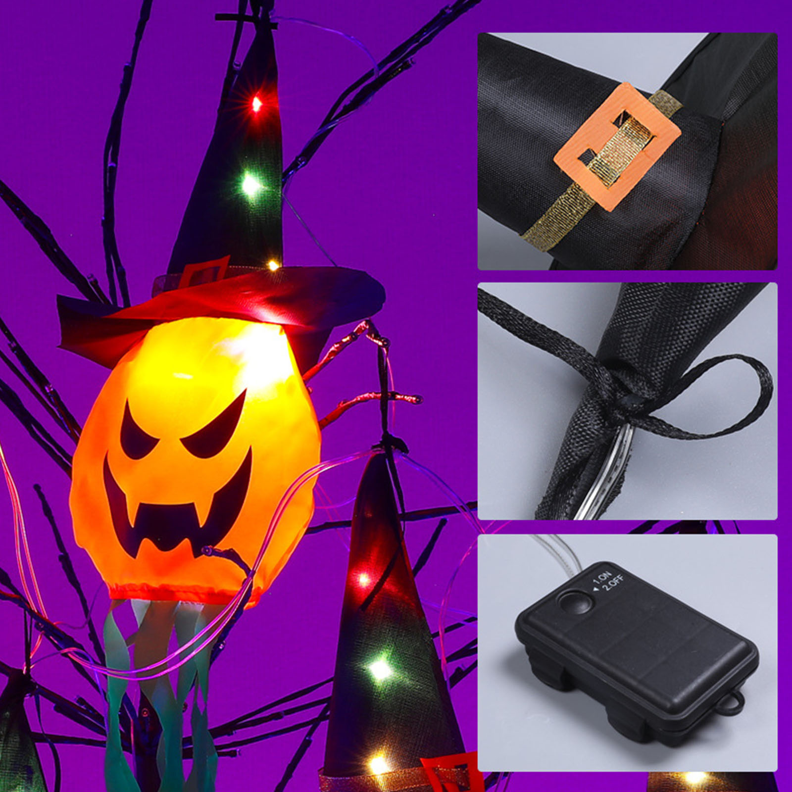 Lampu Dekoratif Halloween, Top - Halloween Led String Lights Orange ulasan dan harga