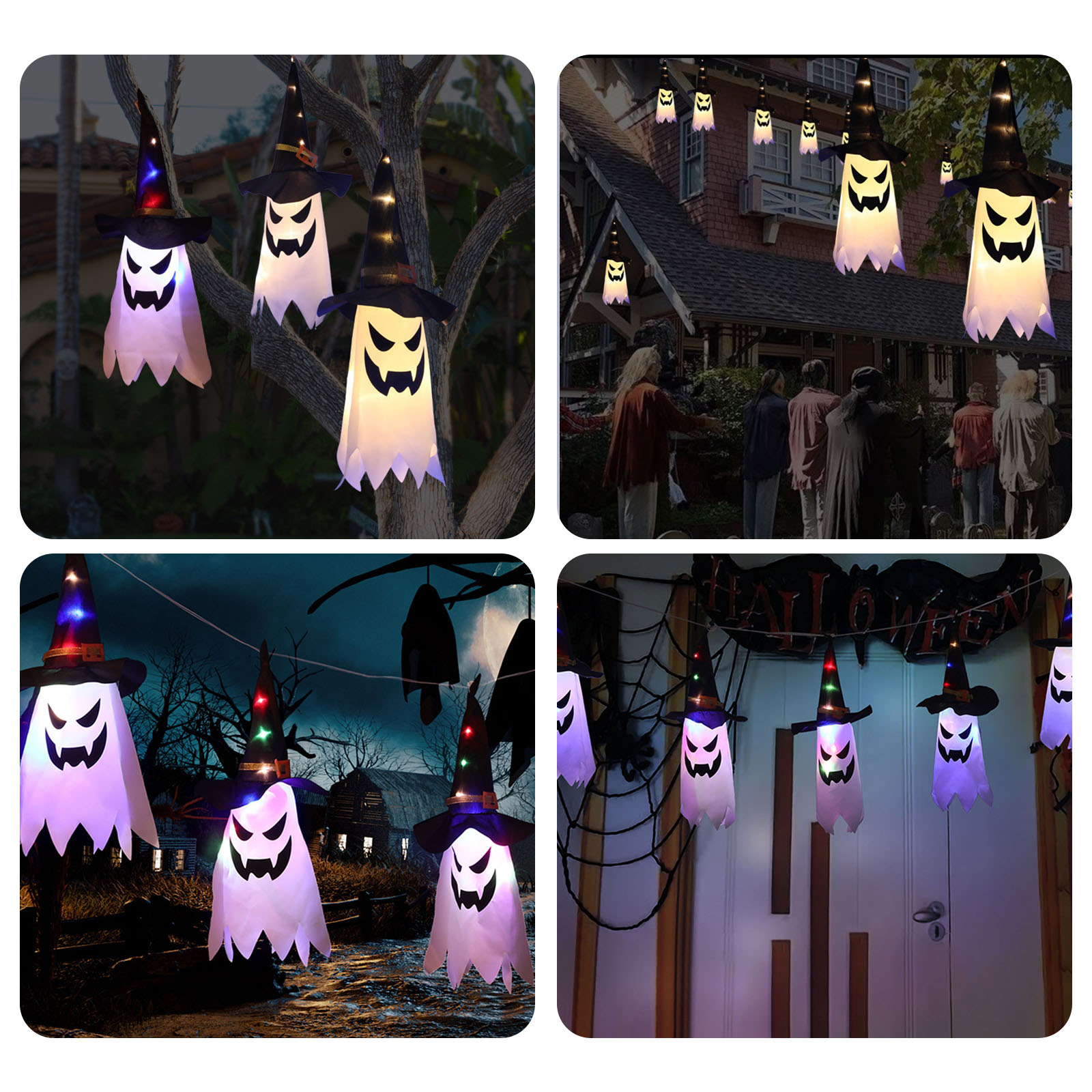 Lampu Dekoratif Halloween, Top - Halloween Led String Lights Orange ulasan dan harga