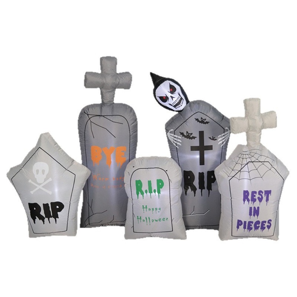 Model Tiup Batu Nisan Pesta Ha - Halloween Skeleton Decoration ulasan dan harga