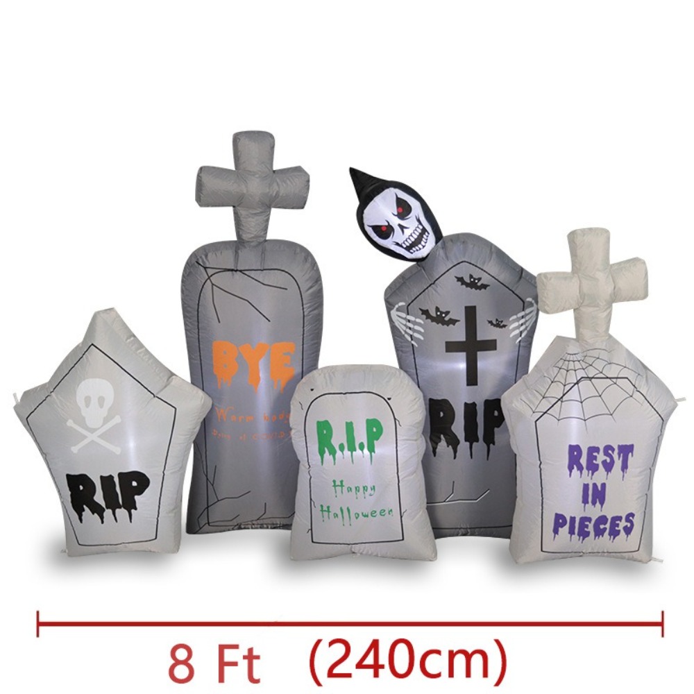 Model Tiup Batu Nisan Pesta Ha - Halloween Skeleton Decoration ulasan dan harga