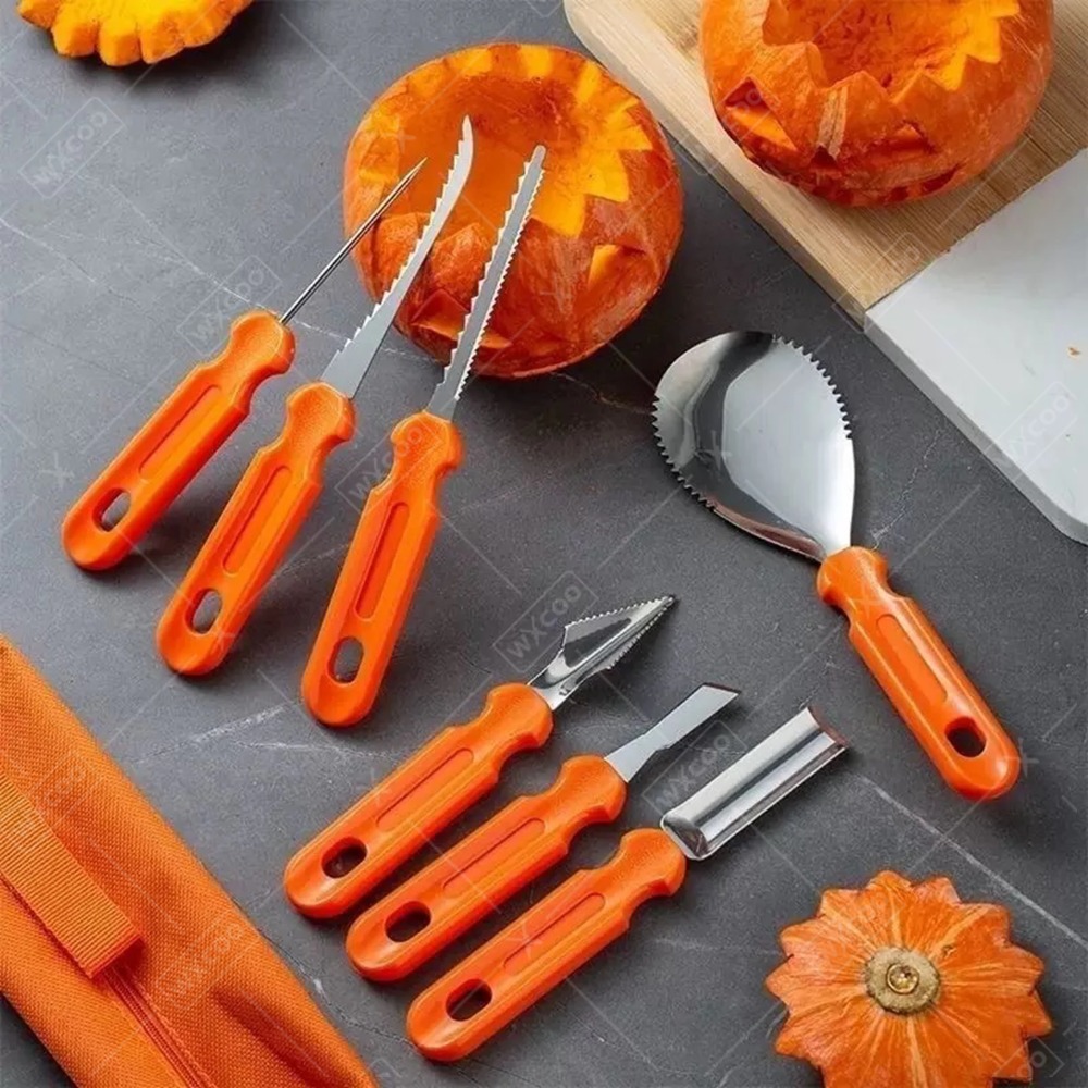 Set Alat Pahat Labu untuk Hall - Pumpkin Lantern Halloween ulasan dan harga