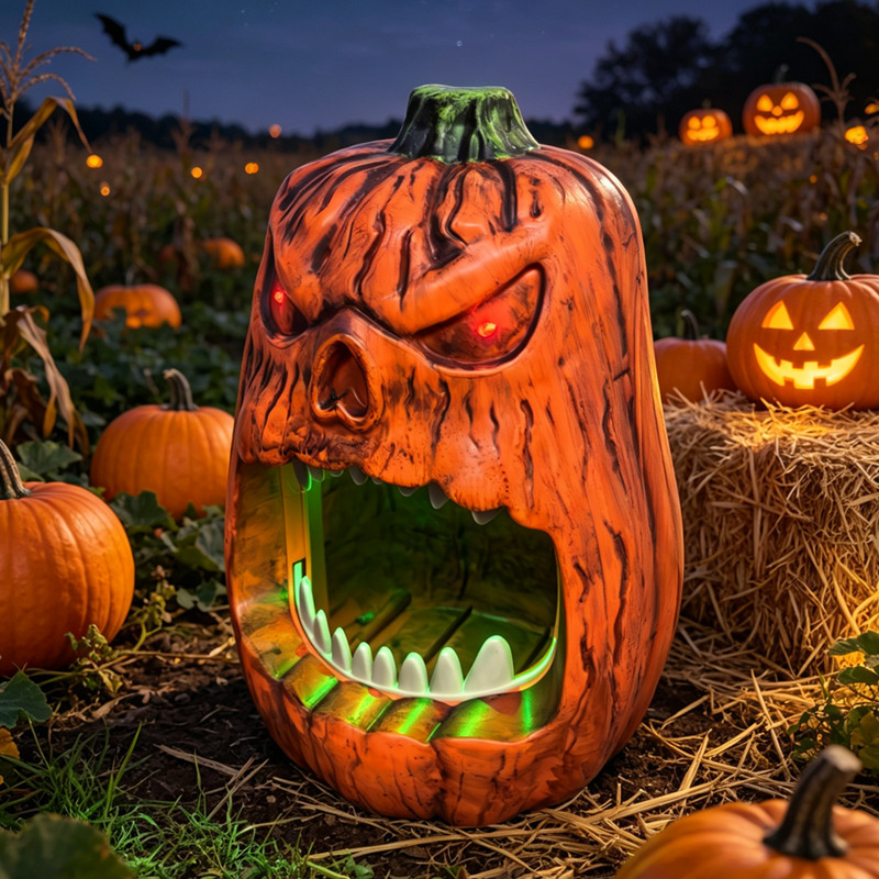 Mangkuk Permen Labu Berlampu L - Pumpkin Lantern Halloween ulasan dan harga
