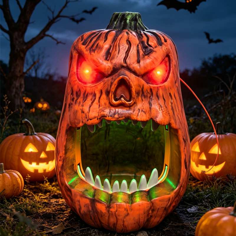 Mangkuk Permen Labu Berlampu L - Pumpkin Lantern Halloween ulasan dan harga