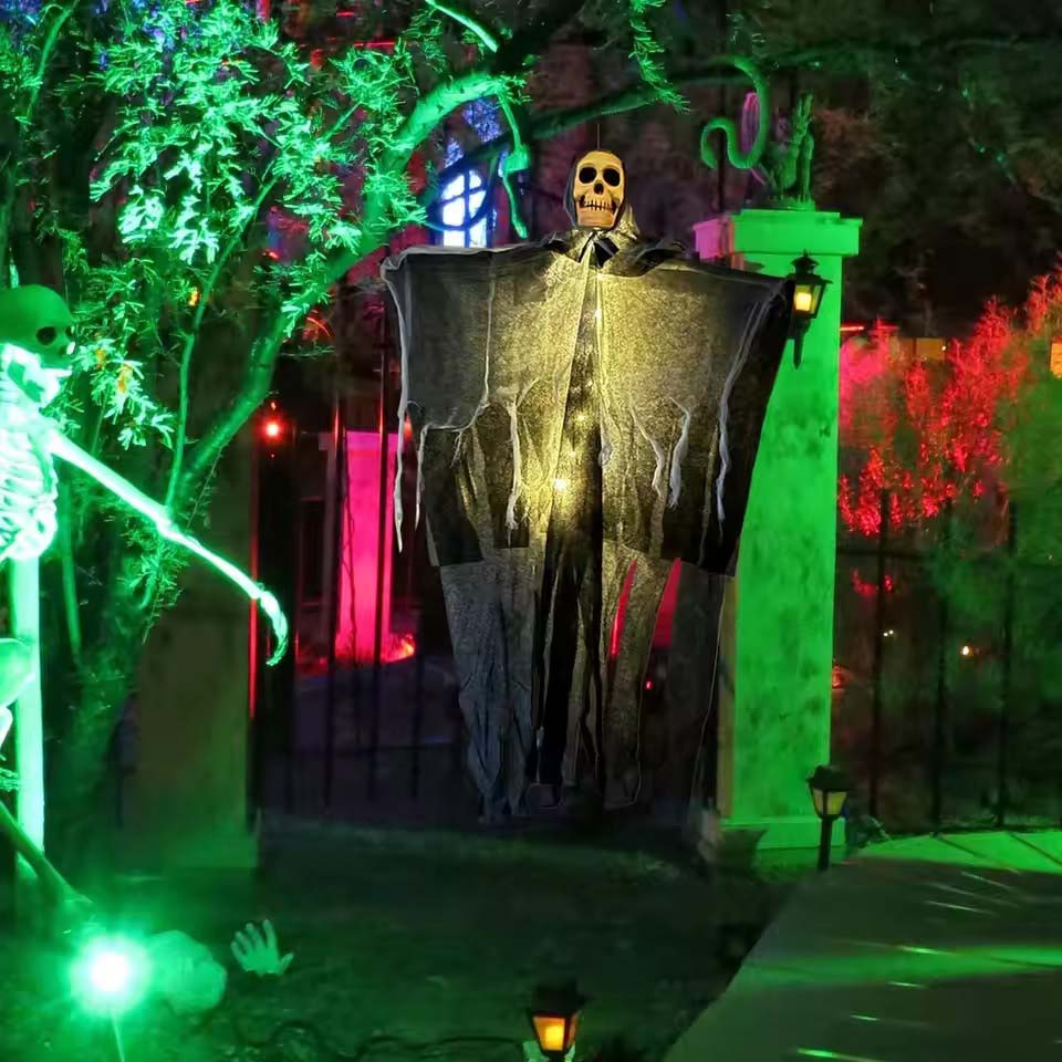 1 buah Hiasan Tengkorak Bercah - Halloween Skeleton Decoration ulasan dan harga