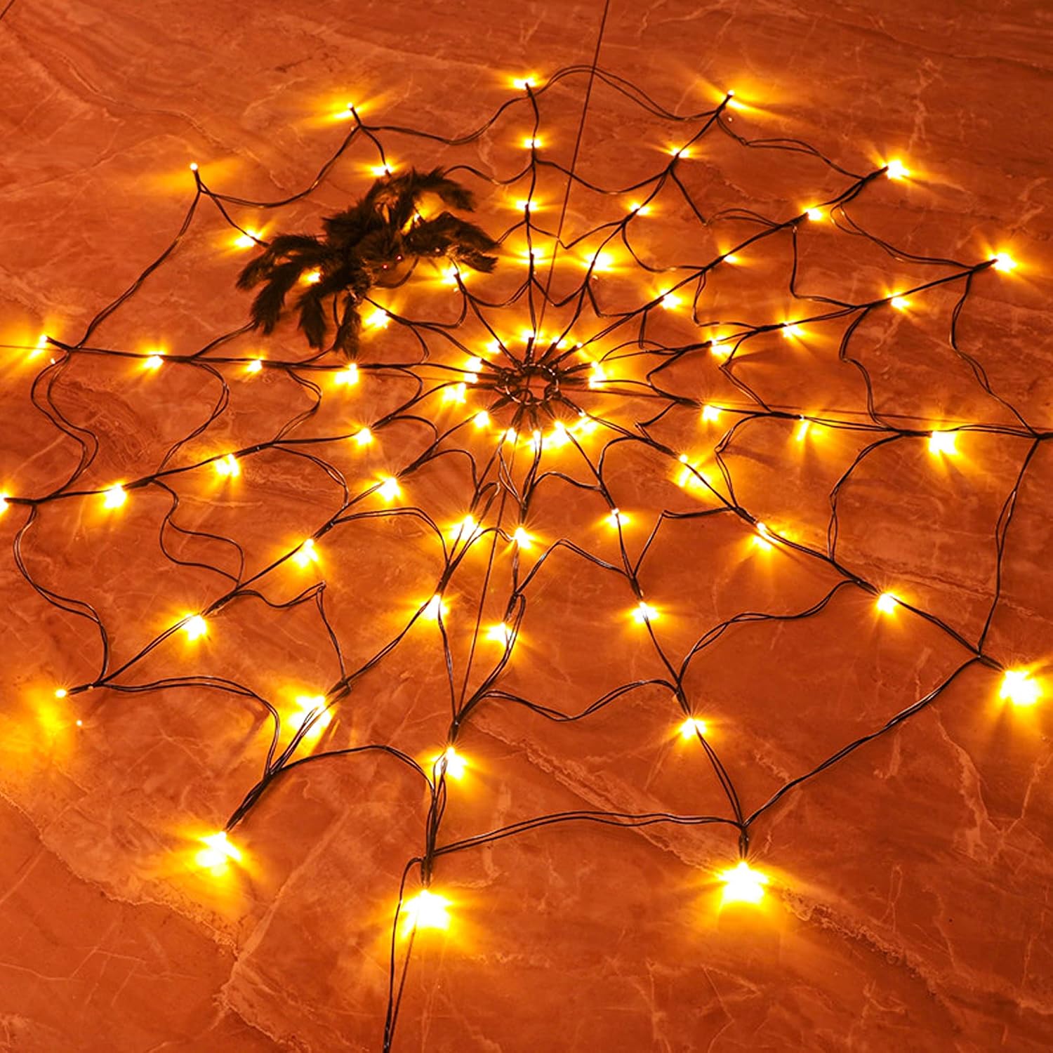 1-4 buah Lampu Hias LED Bentuk - Halloween Led String Lights Orange ulasan dan harga
