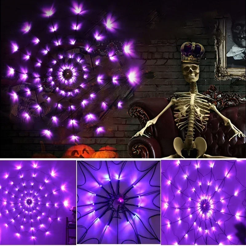 1-4 buah Lampu Hias LED Bentuk - Halloween Led String Lights Orange ulasan dan harga