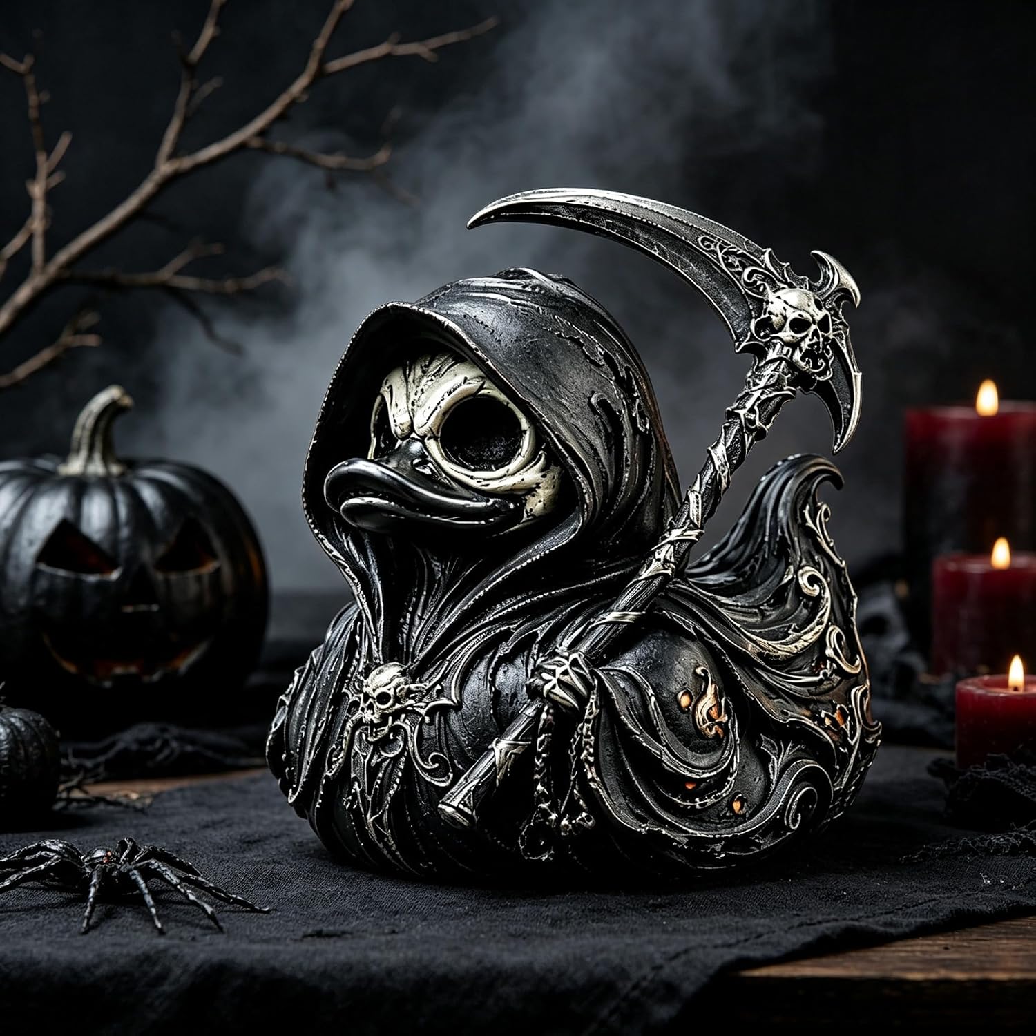 Bebek Koleksi Gotik Grim Reape - Halloween Skeleton Decoration ulasan dan harga