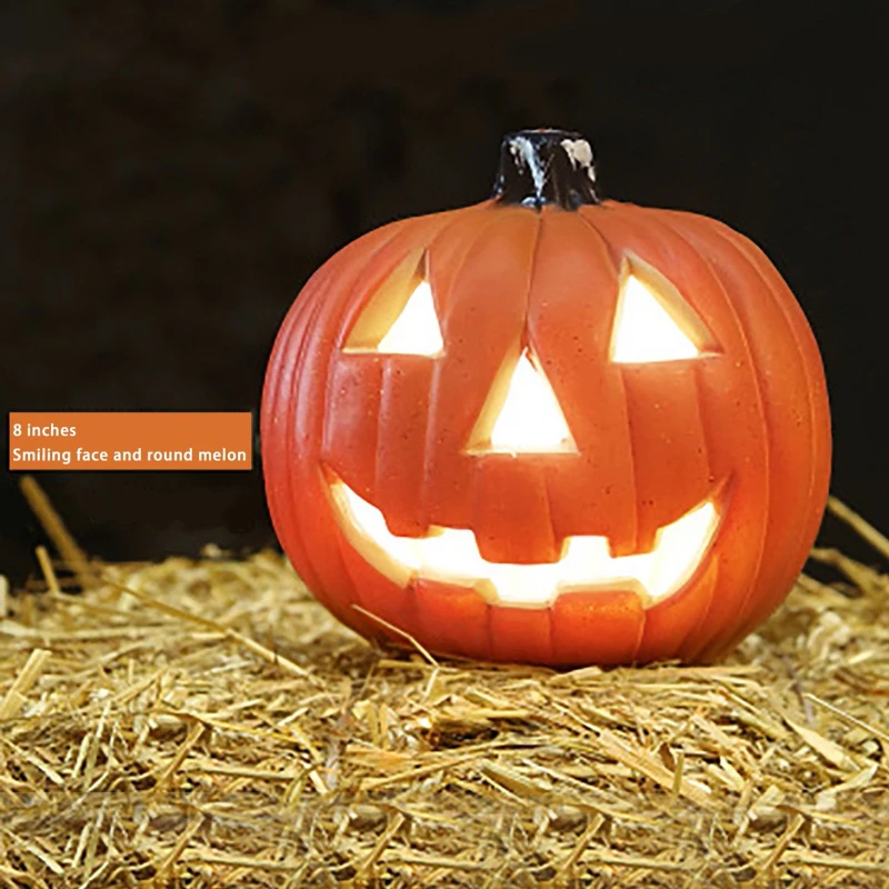 Lampu Labu LED Halloween yang  - Halloween Pumpkin Decor Led ulasan dan harga