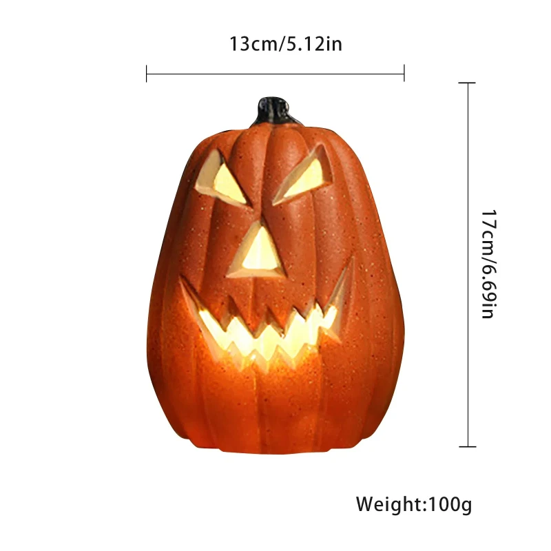 Lampu Labu LED Halloween yang  - Halloween Pumpkin Decor Led ulasan dan harga