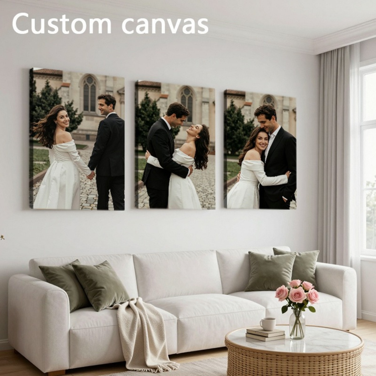 Set 3 Cetakan Kanvas Foto Kust - Halloween Party Supplies ulasan dan harga