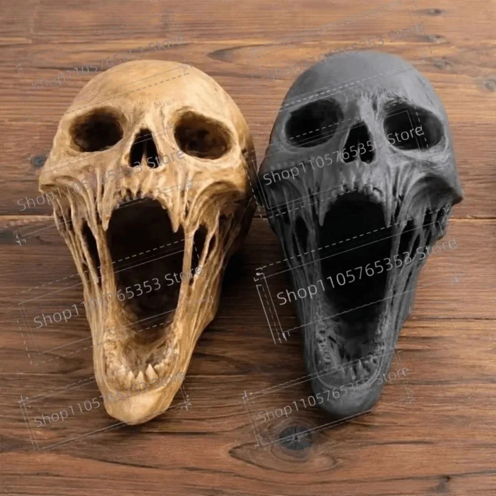 Patung Tengkorak Berteriak Gay - Halloween Skeleton Decoration ulasan dan harga