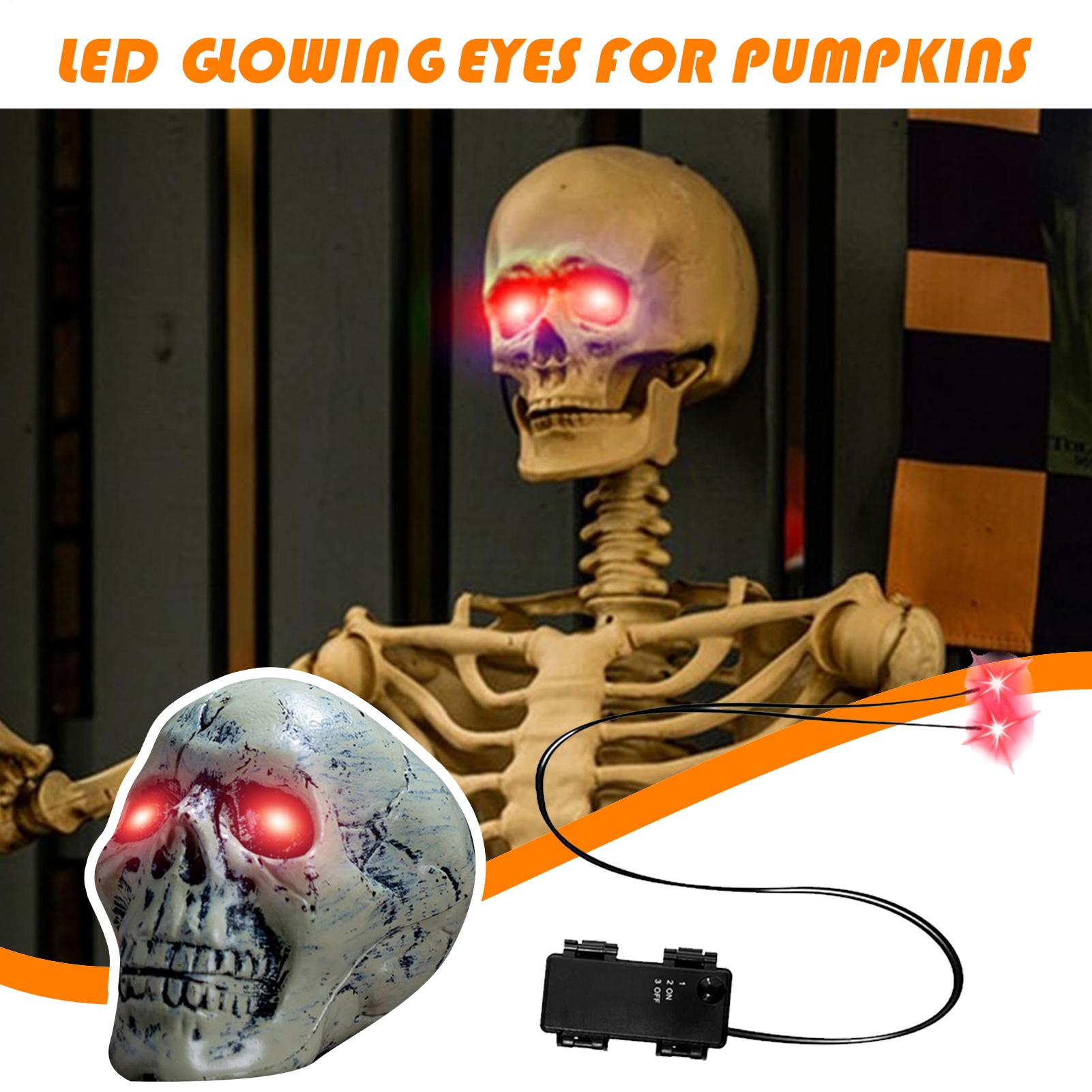 Mata LED Halloween yang Menyal - Halloween Pumpkin Decor Led ulasan dan harga