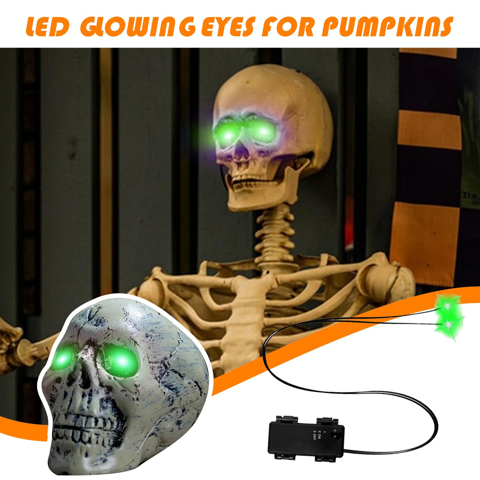 Mata LED Halloween yang Menyal - Halloween Pumpkin Decor Led ulasan dan harga