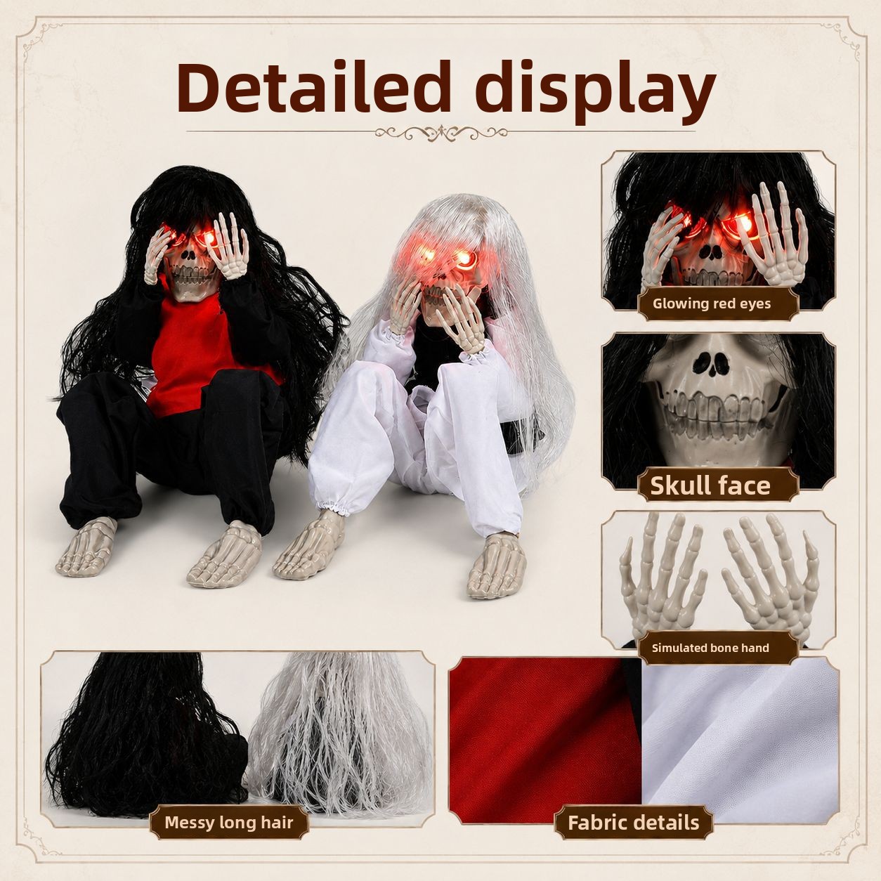 Ornamen Tengkorak untuk Dekora - Halloween Skeleton Decoration ulasan dan harga