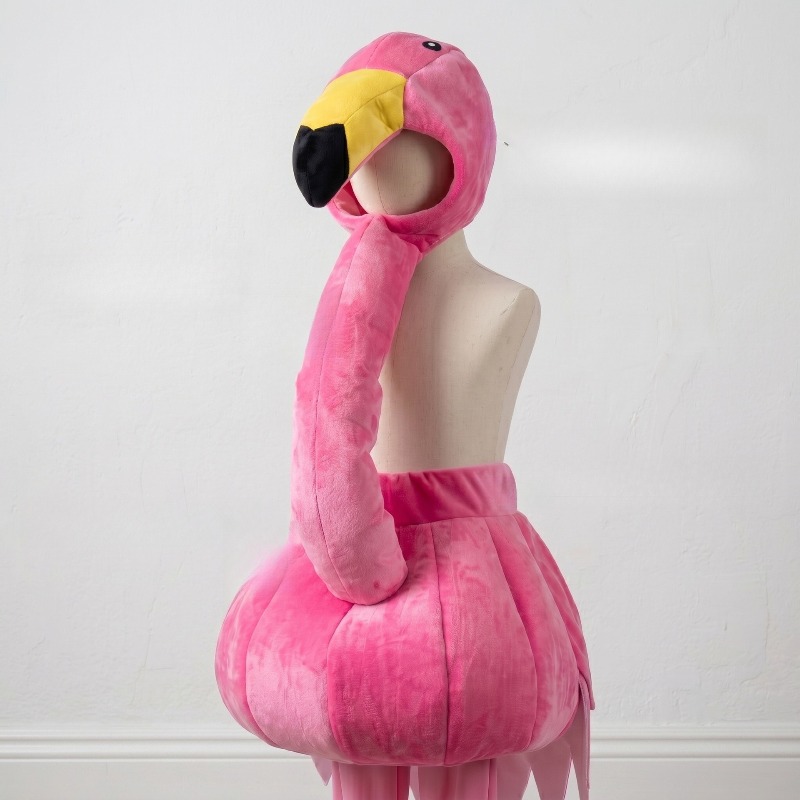 Setelan Cosplay Flamingo Merah - Halloween Costume Kids ulasan dan harga