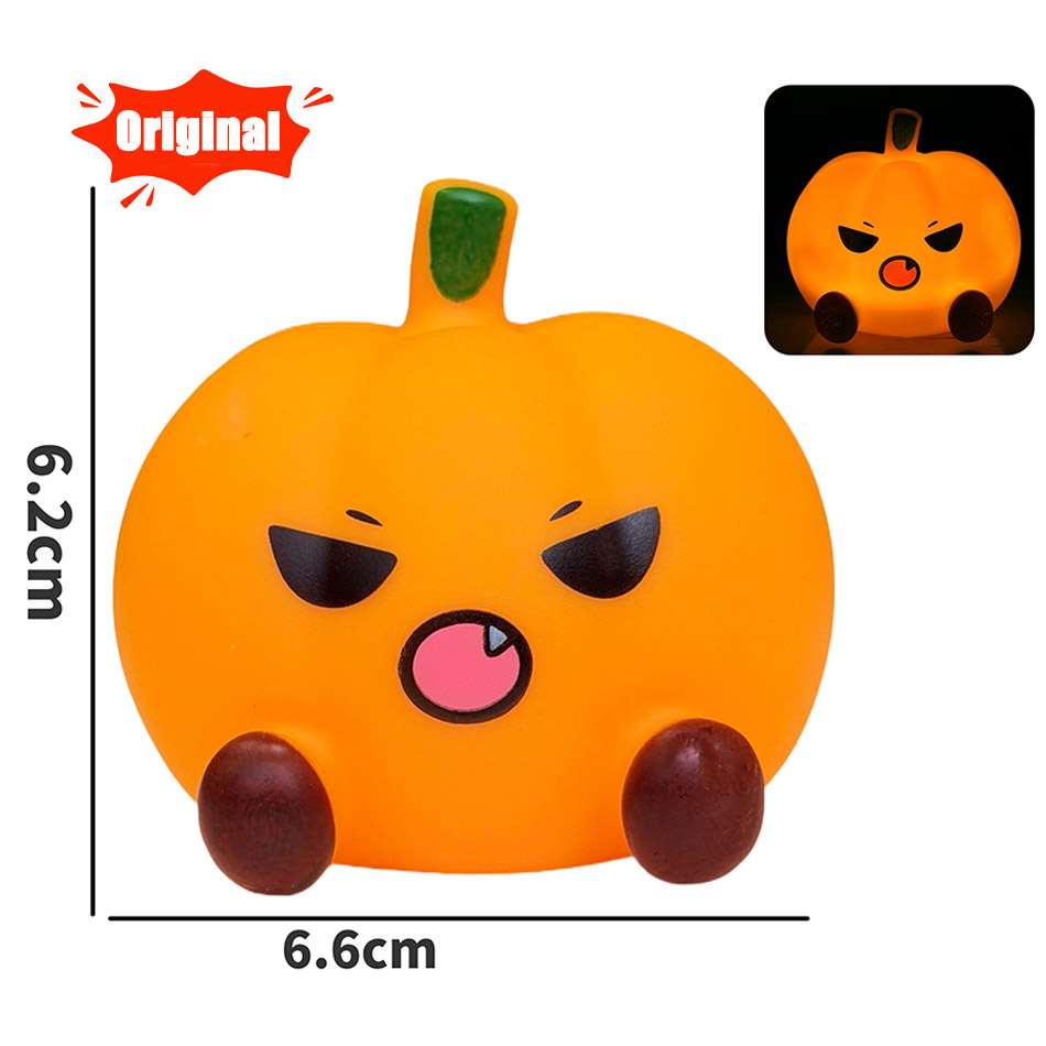 Lampu Malam Silikon Bentuk Han - Halloween Pumpkin Decor Led ulasan dan harga