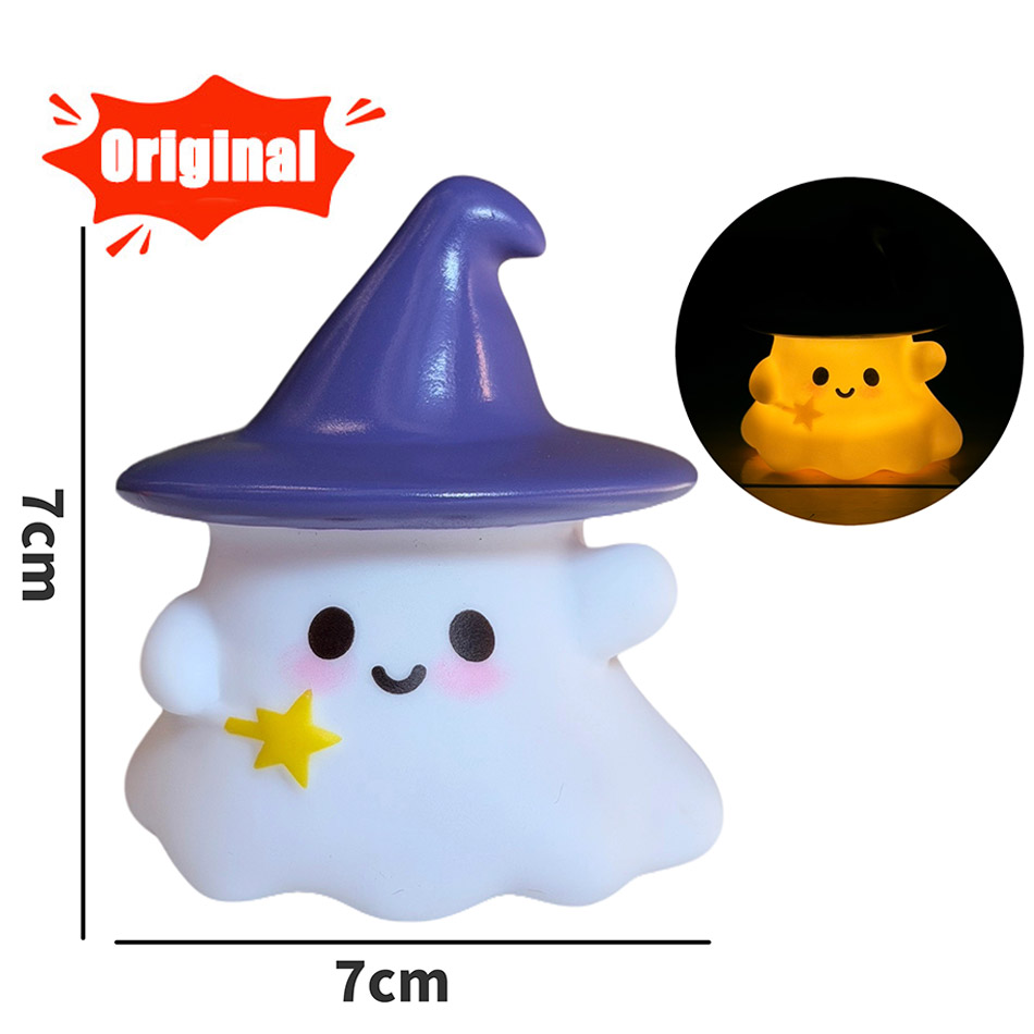 Lampu Malam Silikon Bentuk Han - Halloween Pumpkin Decor Led ulasan dan harga