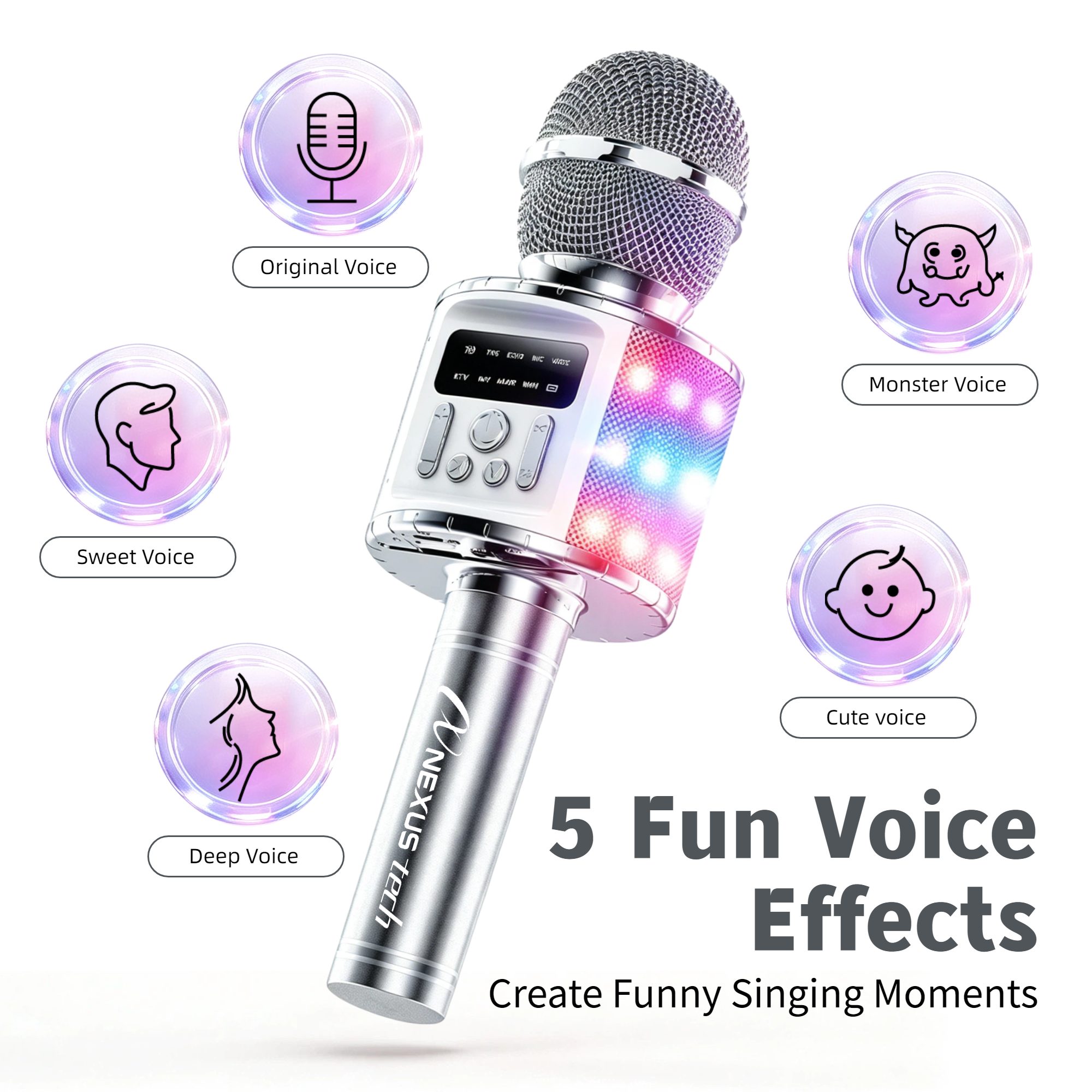 Mikrofon Karaoke Nirkabel Gand - Halloween Party Supplies ulasan dan harga