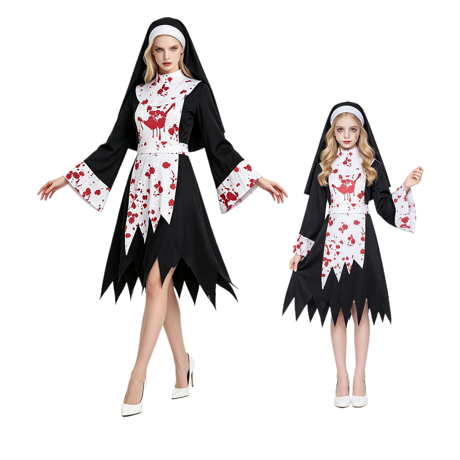 Kostum Cosplay Biarawati Menge - Halloween Costume Kids ulasan dan harga