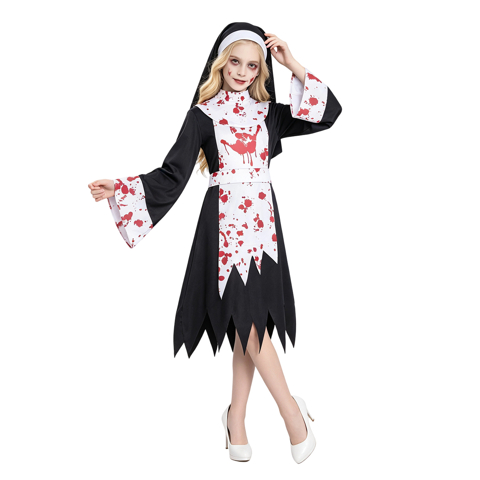 Kostum Cosplay Biarawati Menge - Halloween Costume Kids ulasan dan harga