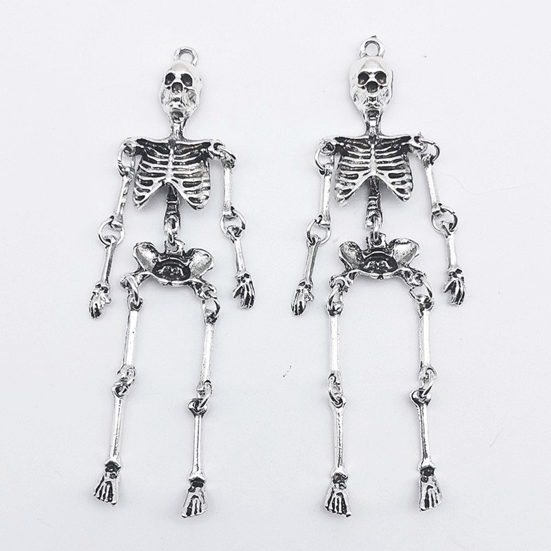 2/5/10 Buah Liontin Kerangka T - Halloween Skeleton Decoration ulasan dan harga