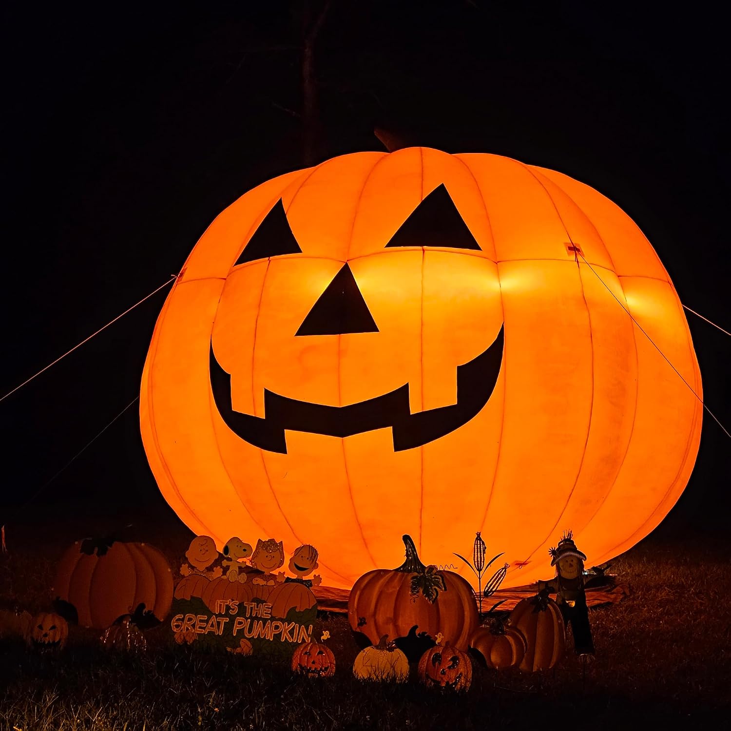 Dekorasi Labu Halloween Tiup R - Halloween Pumpkin Decor Led ulasan dan harga