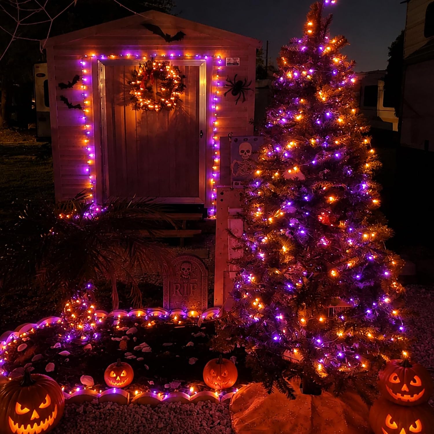 Lampu Tali Kawat Tembaga Tenag - Halloween Led String Lights Orange ulasan dan harga