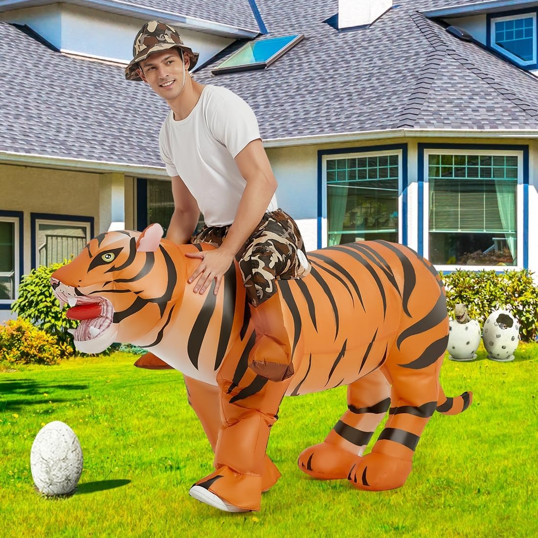 Kostum Harimau Tiup untuk Dewa - Halloween Costume Adult ulasan dan harga