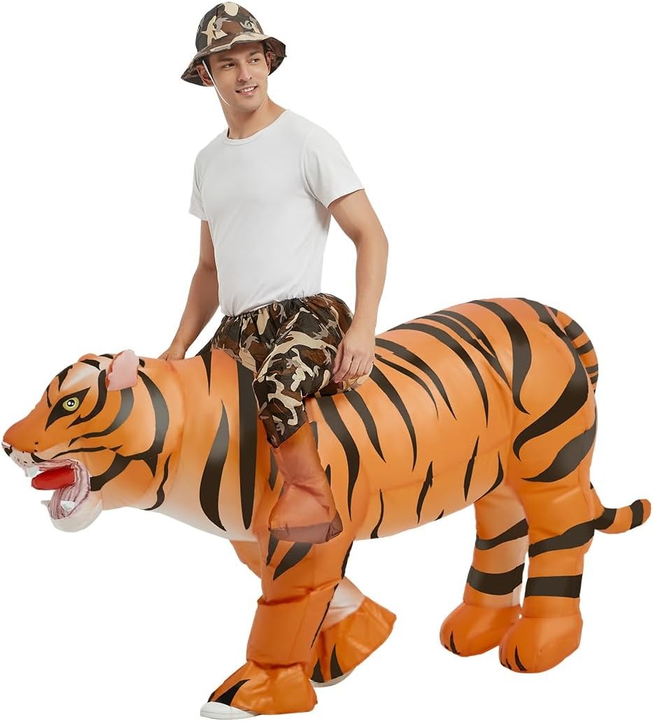 Kostum Harimau Tiup untuk Dewa - Halloween Costume Adult ulasan dan harga