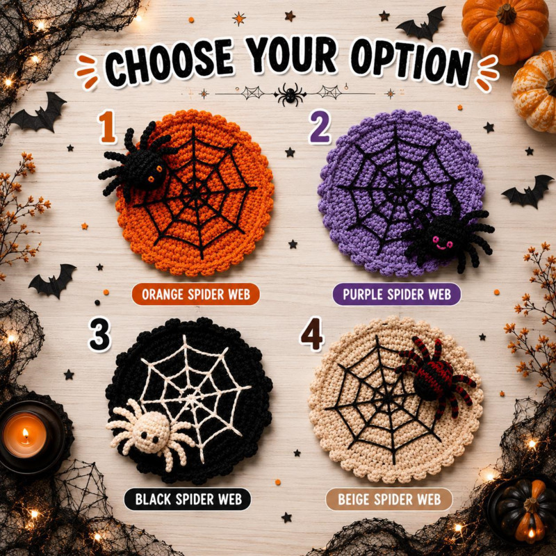 Alas Gelas Rajut Jaring Laba-l - Spider Web Halloween Decoration ulasan dan harga