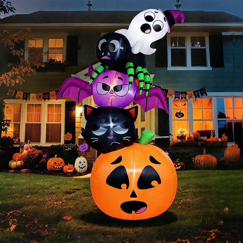 Dekorasi Halloween Tiup 18m, L - Halloween Pumpkin Decor Led ulasan dan harga
