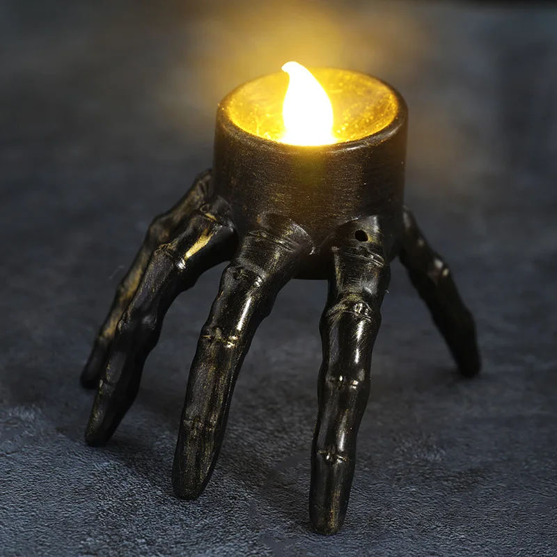 Halloween lampu lilin LED teng - Halloween Skeleton Decoration ulasan dan harga