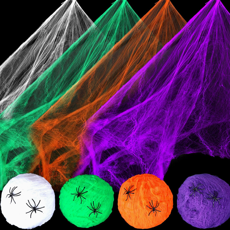 Dekorasi Halloween, Jaring Lab - Spider Web Halloween Decoration ulasan dan harga
